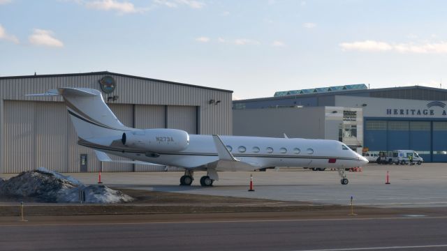 Gulfstream Aerospace Gulfstream V (N273A) - Gulfstream G550 N273A in Burlington