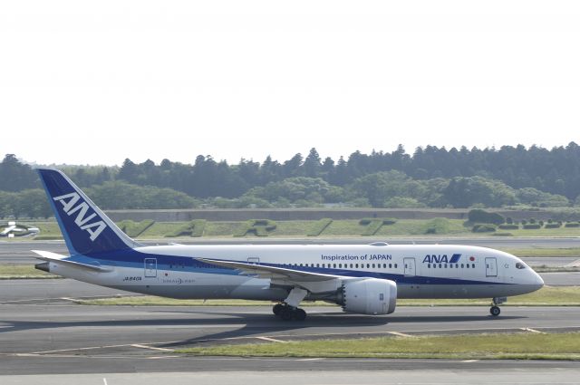 Boeing 787-8 (JA840A) - Taxing at Narita Intl Airport on 2016/05/22