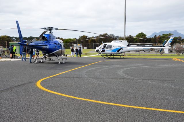 Eurocopter AS-350 AStar (VH-LEV) - Squirel LEV at Flinders Island, Mar 2020