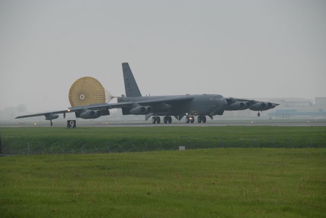 Boeing B-52 Stratofortress — - Low ceilings and rain - perfect weather for the ominous BUFF