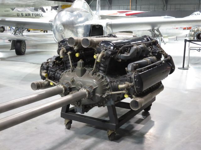 44-4553 — - Allison V-3420 W-24 cyl. experimental engine used in the XP-75A