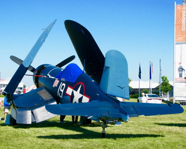 VOUGHT-SIKORSKY V-166 Corsair (N773RD) - At Oshkosh. 1944 Goodyear FG-1D Corsair