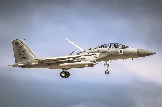 McDonnell Douglas F-15 Eagle — - Israeli Air Force F-15. Red Flag exercises at Nellis Air Force Base in Las Vegas, Nevada.