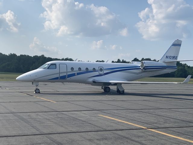 IAI Gulfstream G150 (N101RX) - N101RX on ramp at Davidson County Airport. 