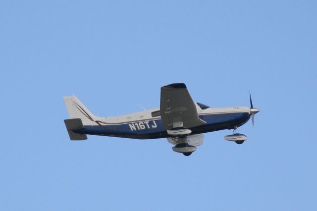 Piper Saratoga (N16TJ) - N16TJ departs Runway 14 at Sarasota-Bradenton International Airport