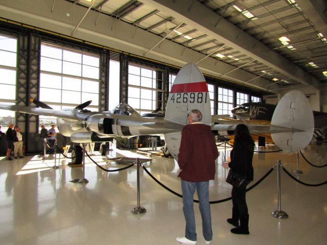 Lockheed P-38 Lightning (N7723C) - On display at Lyon Air Museum