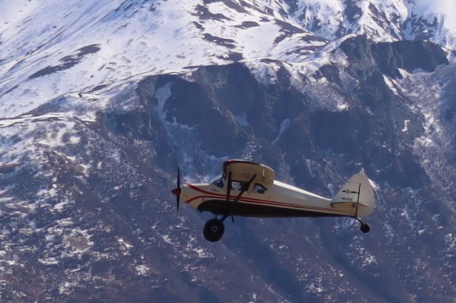 Piper PA-22 Tri-Pacer (N5741D) - Takeoff from Runway 16-34, Palmer, AK