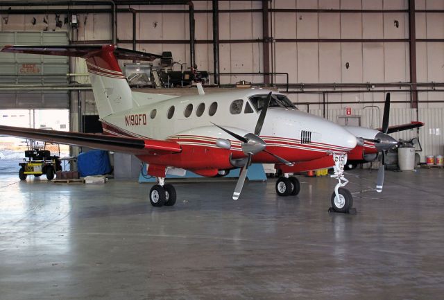 Beechcraft King Air F90 (N190FD) - Not too many F90s around.