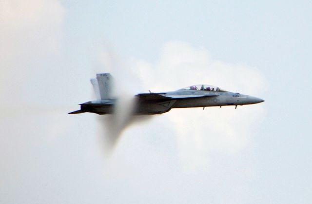 McDonnell Douglas FA-18 Hornet — - We could hear a sonic boom from this.