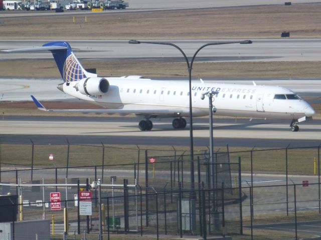 Canadair Regional Jet CRJ-700 (N515MJ) - @IAD Daily Parking Garage #2 5th floor