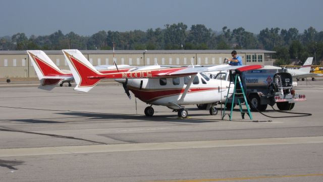 Cessna Super Skymaster (N337CG) - Refueling at Fullerton