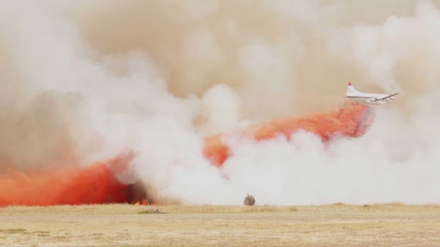 C-GYXC — - Convair retardant drop - on target!