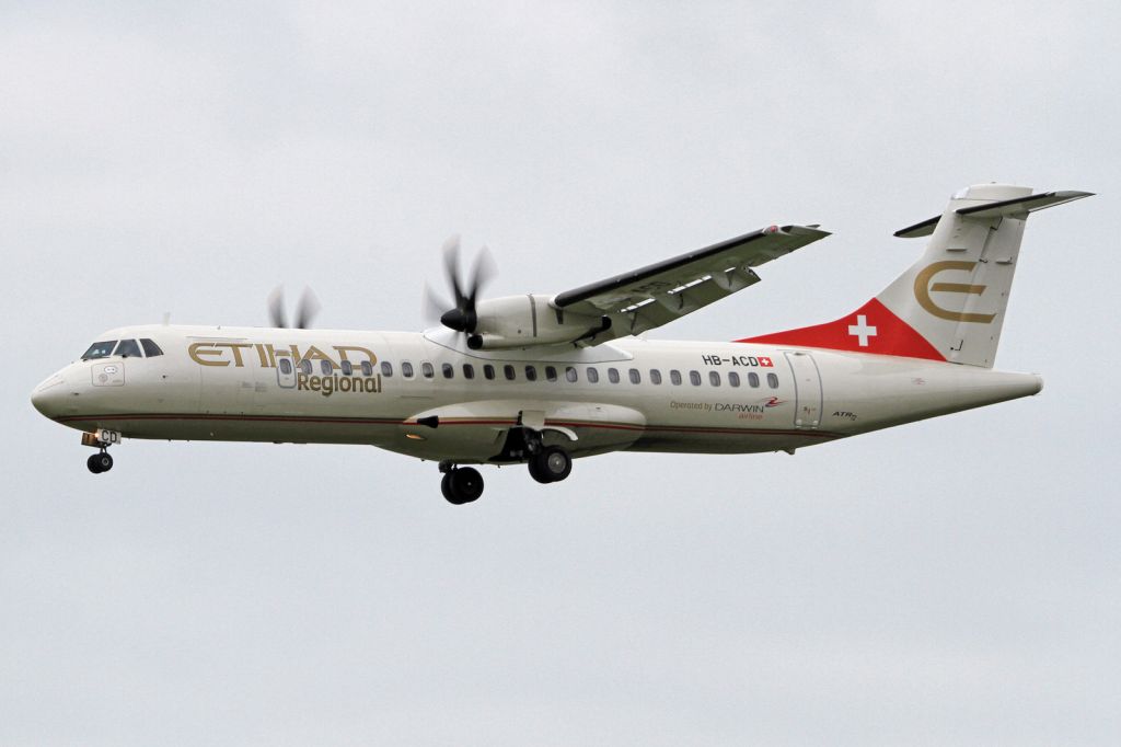 ATR ATR-72 (HB-ACD) - "Etihad Regional" livery