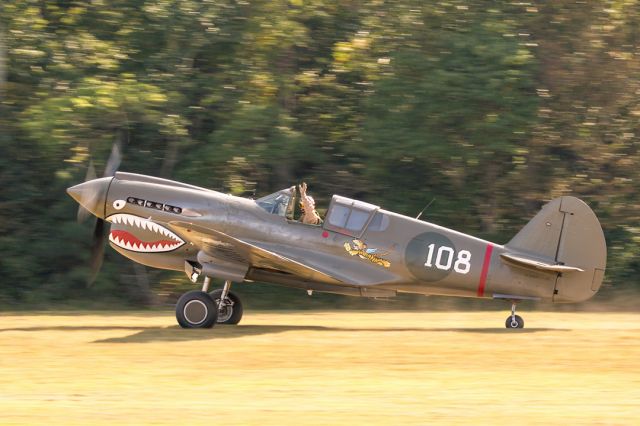 CURTISS Warhawk (N1941P) - The Military Aviation Museum's Curtis P40-E at Warbirds Over the Beach 2021, Virginia Beach VA. The Warhawk flew on October 2nd and 3rd.