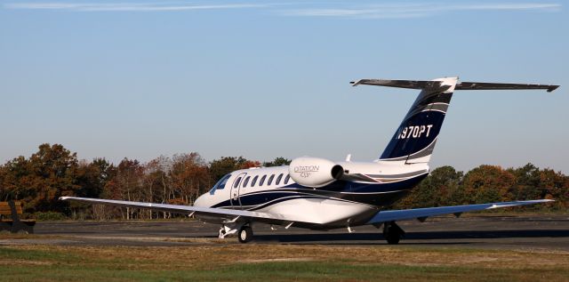 Cessna Citation CJ3 (N970PT) - Catching some tarmac time is this 2018 Cessna Citation 525B in the Autumn of 2021.