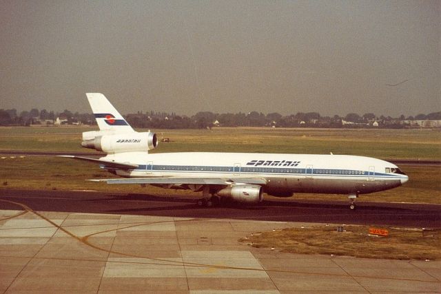 McDonnell Douglas DC-10 — - Spantax DC10-10 Archief sep-83