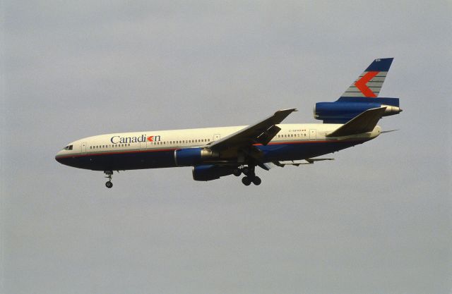 McDonnell Douglas DC-10 (C-GFHX) - Final Approach to Narita Intl Airport Rwy34 on 1988/09/18