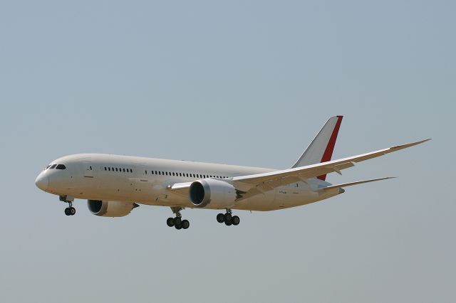 Boeing 787-8 (VT-ANI) - The first Charleston built Boeing 787 arrives in Fort Worth, TX for Air India paint. br /Photo by: Zane Adams 5.30.2012