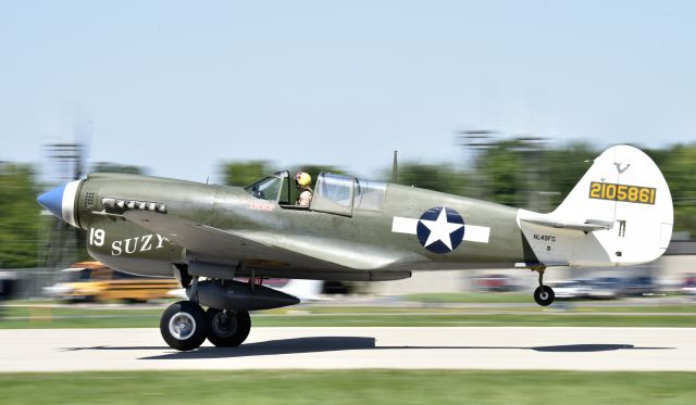 CURTISS Warhawk (N49FG) - Airventure 2017