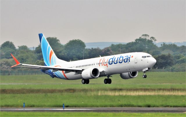 Boeing 737 MAX 9 (A6-FNA) - fly dubai b737-9 max a6-fna dep shannon on its delivery flight 2/6/21.