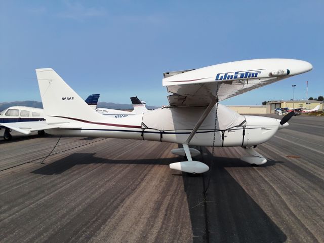 Experimental 100kts-200kts (N666E) - Parked at Santa Ynez