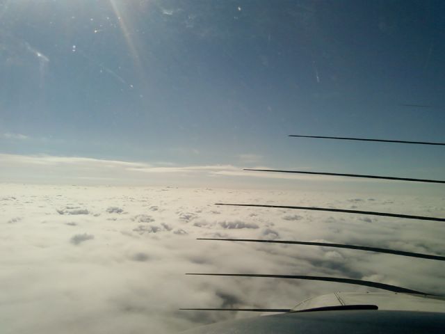 Piper Cherokee — - IFR flight from UND.