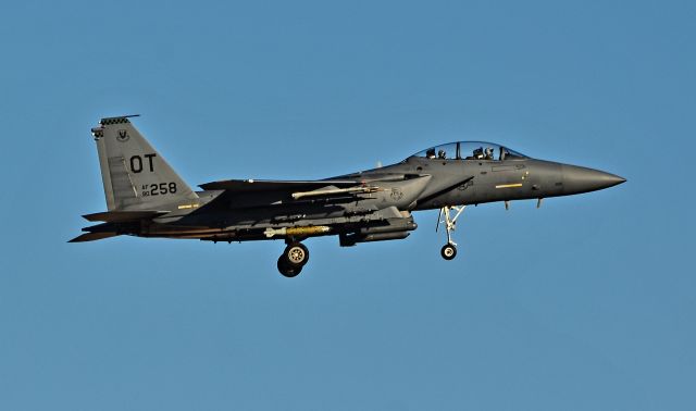 McDonnell Douglas F-15 Eagle (90-0258) - McDonnell Douglas F-15E Strike Eagle 90-0258 -  RED FLAG 15-4 August 17 to 28br /br /Las Vegas - Nellis AFB (LSV / KLSV)br /TDelCorobr /August 24, 2015