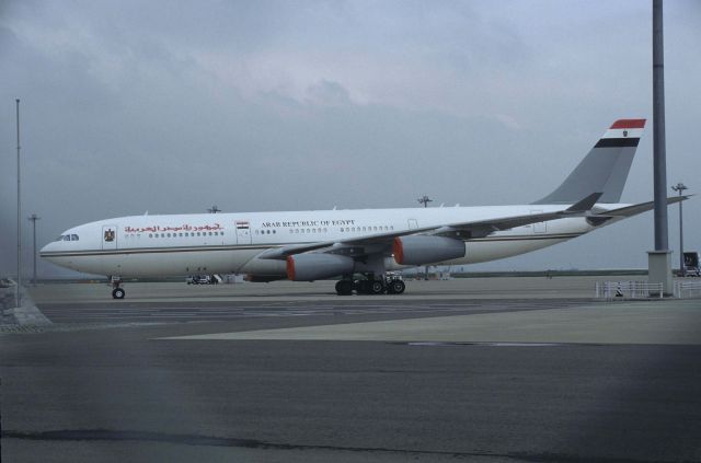 Airbus A340-200 (SU-GGG) - Parked at Tokyo-Haneda Intl Airport on 1999/04/12