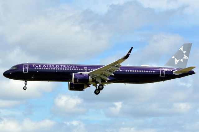 Airbus A321neo (G-XATW) - Zap 247 Yankee arriving from London Stansted 