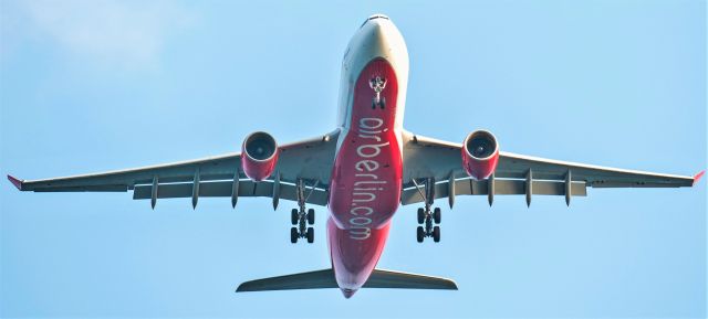 Airbus A330-200 (D-ABXC) - August 2017 inbound to BOS