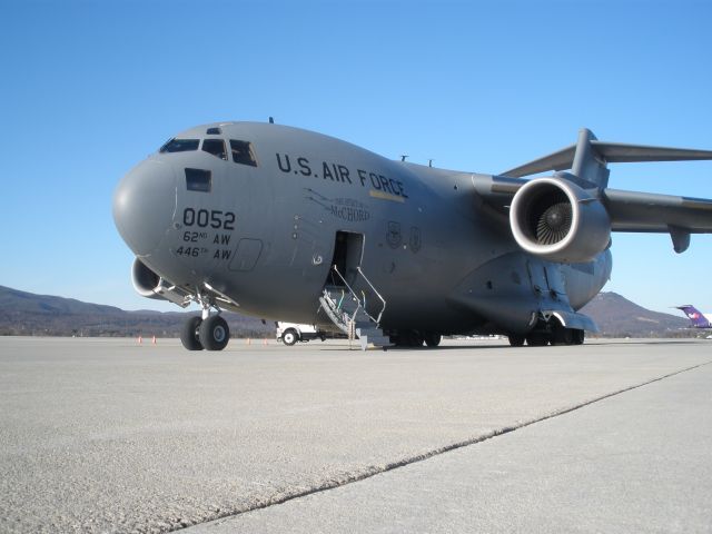 — — - This picture tells it all,look at the size of this bird.They were out of the state of Washington and based at McChord Airforce Base.