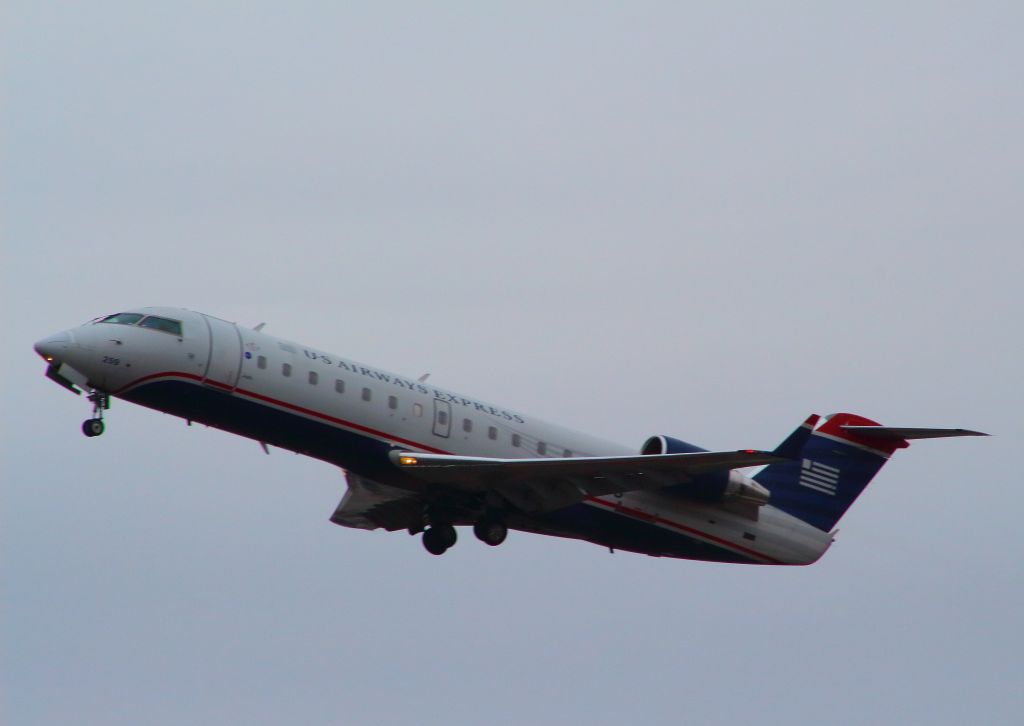 Canadair Regional Jet CRJ-200 — - Just departed KFAY