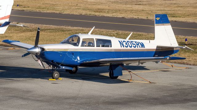 Mooney M-20 (N305RM) - N305RM parked on the ramp at College Park Airport 