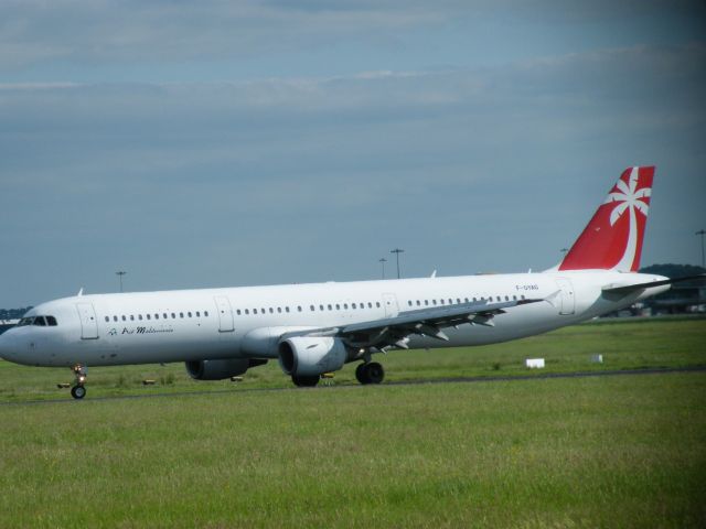 Airbus A320 (F-GYAQ) - F GYAQ AIR MEDITERRANIE ARR FROM LOURDES 19/06/14