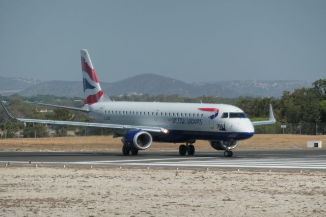 G-LCYN — - British Airways Cityjet ERJ-190SR with the 700th E-Jet special livery