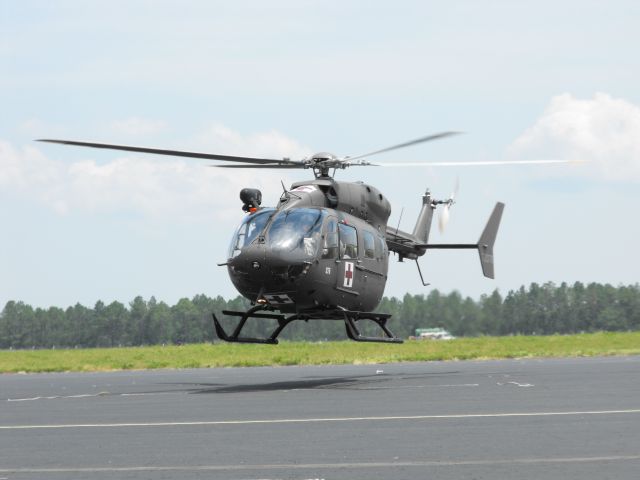 07-2076 — - UH-72 Lakota lifting off from the east ramp