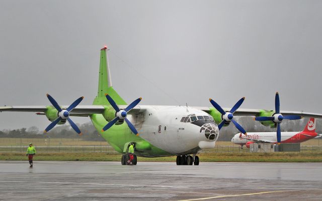 Antonov An-12 (UR-KDM) - cavok air an-12bk ur-kdm ready to dep shannon 26/1/18.