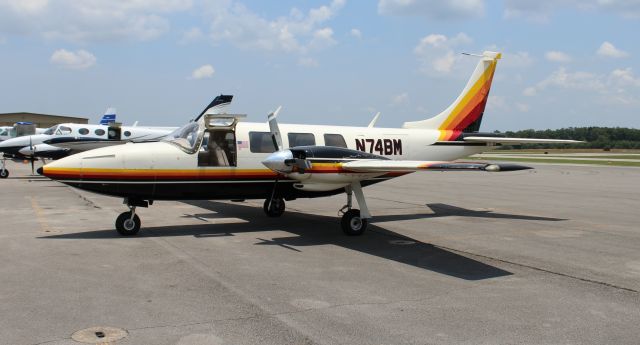 Piper Aerostar (N74BM) - A 1977 model (serial number 61P-0467-184) Ted Smith Aerostar 601P on the ramp at Pryor Field Regional Airport, Decatur, AL - June 16, 2023.