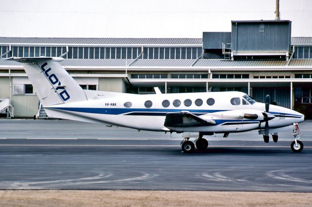 IAI 1124 Westwind (VH-KNR) - LLOYD AVIATION - BEECH B200 - SUPER KING AIR - REG : VH-KNR (CN ) - ADELAIDE INTERNATIONAL AIRPORT SA. AUSTRALIA - YPAD 30/6/1985