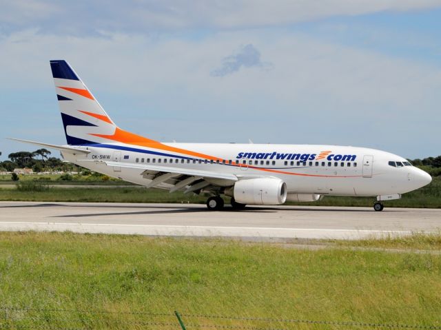 BOEING 737-400 (OK-SWW) - charter flight to DUBLIN for supporters of rugby club Toulon. H cup final on 18th of may againts Clermont Ferrand