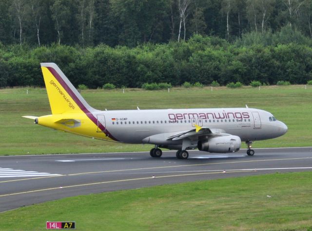 Airbus A319 (D-AGWP) - ready for takeoff