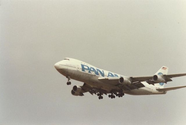 BOEING 747-300 — - Pan Am 747 landing at LAX in the early 1980s