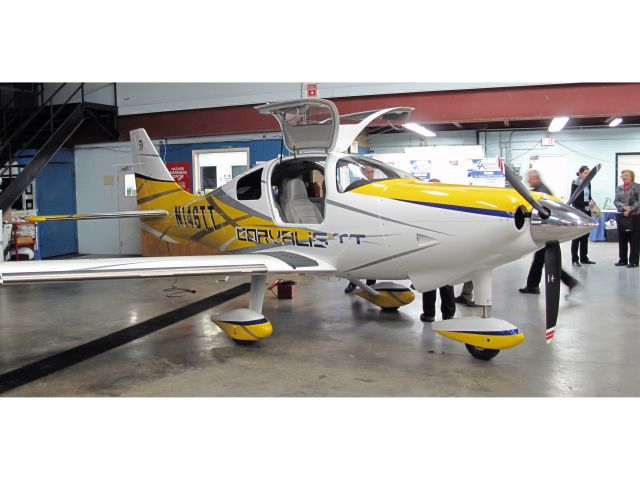 Cessna 400 (N146TT) - At a product launch at LEGGAT in Toronto Buttonville airport.