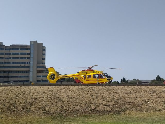 N20011 — - EliAmbulance of Cagliari, landed in Ospedale Brotzu Cagliari 20/07/2023