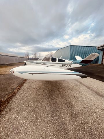 Beechcraft 35 Bonanza (N572T) - New 2023 paint job on N572T.   
