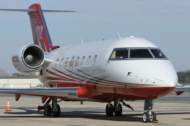 Canadair Challenger (N1500) - December 2, 2021 - parking at Frederick