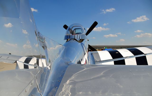 North American P-51 Mustang (N51HY) - Seen at KIAD on 9/25/2010.