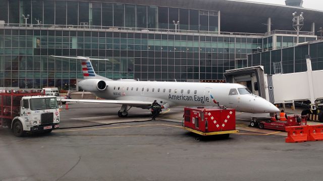 Embraer ERJ-145 (N681AE) - N681AE refueling at LGA