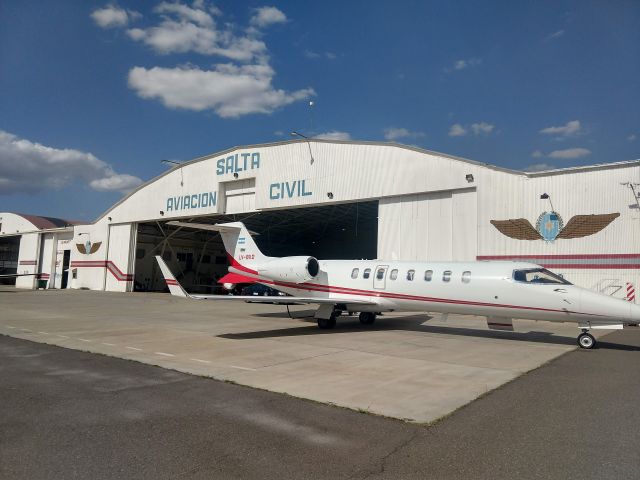 Learjet 45 (LV-BXD) - En Hangares DPAC