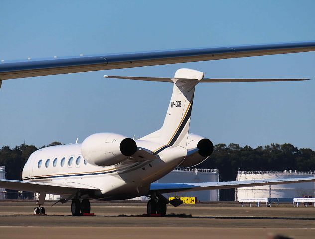 Gulfstream Aerospace Gulfstream G650 (VP-CKB) - I took this picture on Dec 28, 2019.